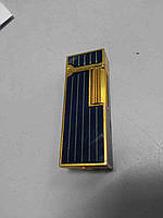 Угли, дрова, засоби для розпалювання Б/К Dunhill Lighter BLACK Enamel Gold stripe Pattern