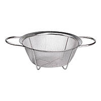 Друшляк з двома ручками 20 см дрібнокомірчаста сітка з нержавіючої сталі HP-19-2-20CM