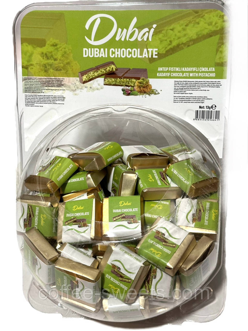 Дубайський шоколад DUBAI Chocolate 13 грам колба (120*13 г)