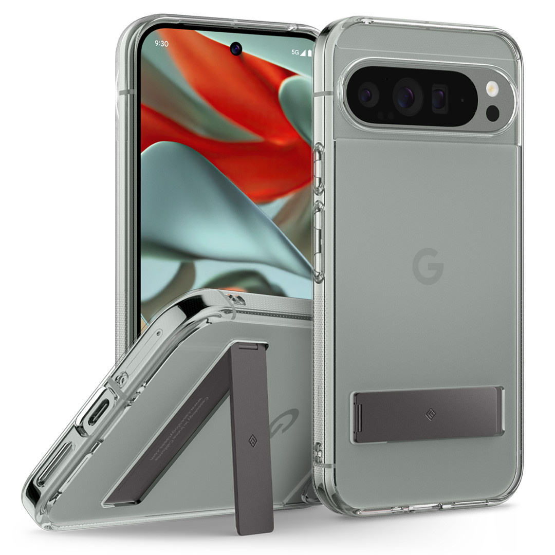 Чохол Caseology Capella Kickstand до Google Pixel 9 Pro XL Charcoal Grey (ACS07750)