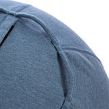 Фітбол м'яч для фітнесу з чохлом FHAVK Синій (діаметр 65 см) FI-1466-02, фото 2