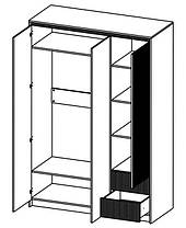 Шафа Монако SZF3D2S  2200х1500х610мм   Гербор, фото 5