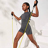 Фітнес костюм для дівчинки Спортивний костюм дитячий для гімнастики, акробатики, танців на 10 років, зріст 134-140, фото 2