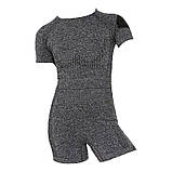 Фітнес костюм для дівчинки Спортивний костюм дитячий для гімнастики, акробатики, танців на 10 років, зріст 134-140, фото 4