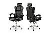 Крісло комп'ютерне Блогер (чорне), фото 2