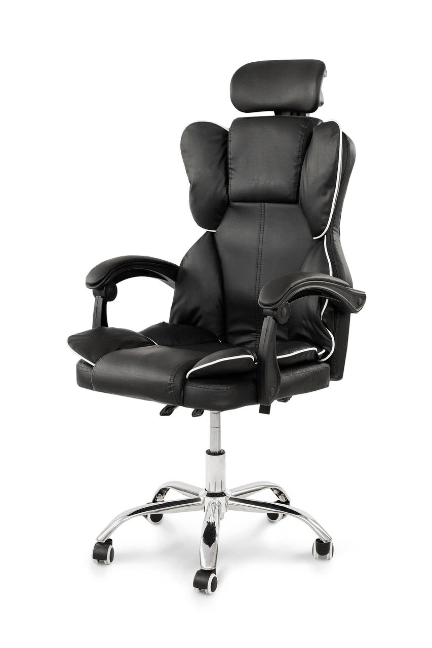 Крісло комп'ютерне Блогер (чорне), фото 1