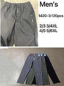 Чоловічі штани льон "Kenalin" №1420-3 р.2/3XL,3/4XL,4/5XL,5/6XL