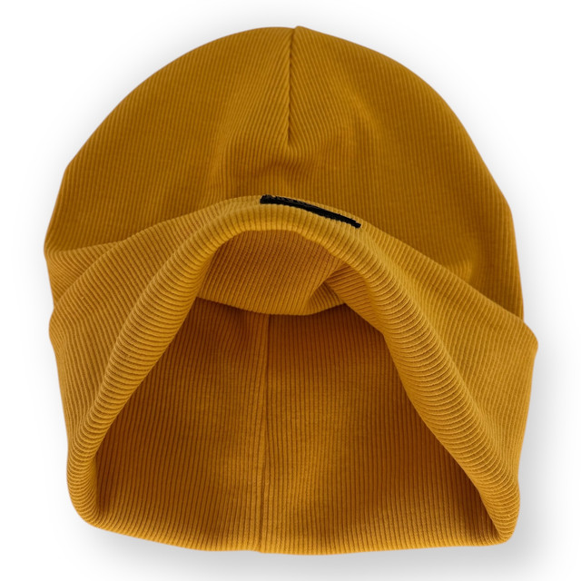 трикотажная шапка с отворотом для мальчика Двойная трикотажная шапка с отворотом для мальчика