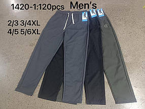 Чоловічі спортивні штани плащівка "Kenalin" №1420-1 р.2/3XL,3/4XL,4/5XL,5/6XL
