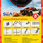 Каністра для пального Seaflo 5 літрів SFGT-05-02 нова міцна модель для зручного використання на природі, фото 2