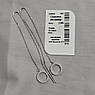 Сережки протяжки срібні з круглими підвісками білими фіанітами довгі, фото 10