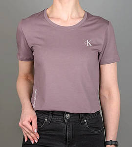 Футболка жіноча Calvin Klein 2418ж (Уп.4шт M-XXL), Суха троянда