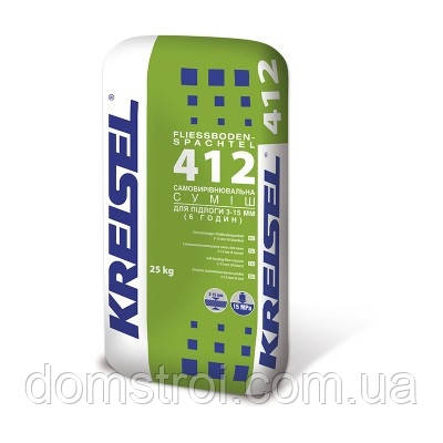 Суміш для підлоги самовирівнююча KREISEL 412 (3-15 мм) 25 кг