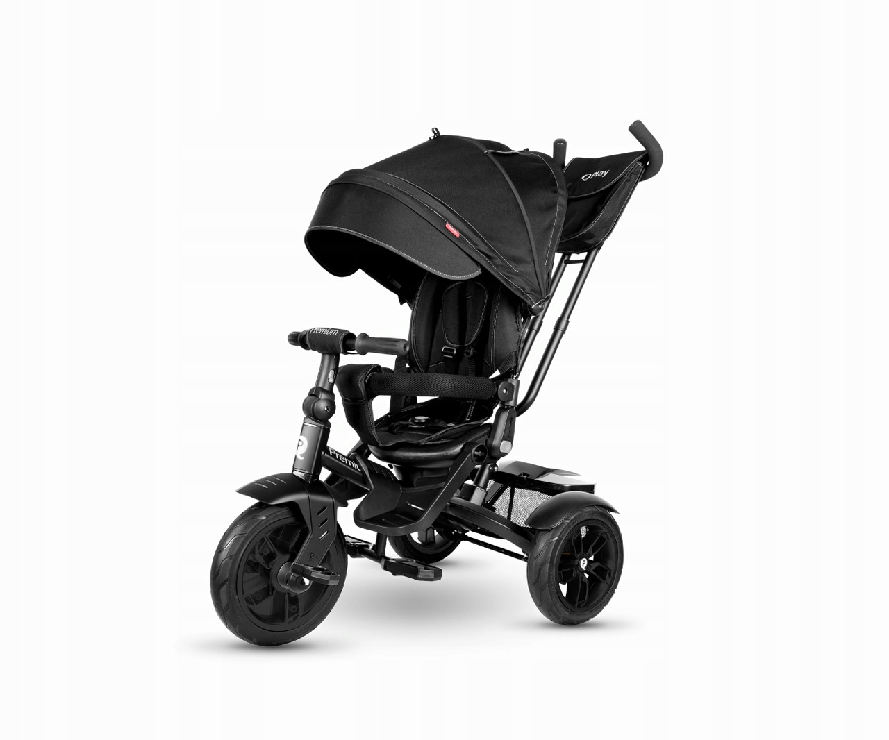 Дитячий триколісний велосипед Qplay Premium Black