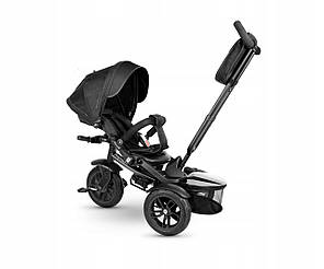 Дитячий триколісний велосипед Qplay Premium Black, фото 3