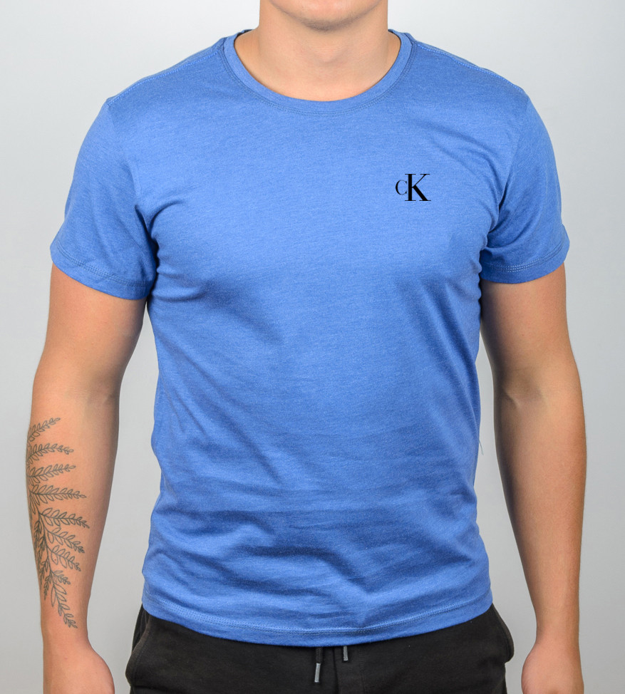Футболка МЕЛАНЖ Armani Exchange 1420м (Уп.4шт M-XXL), Електрик меланж