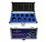 Набір насадок для викручування пошкоджених болтів 9-19 мм Falon Tech FT001003, фото 2