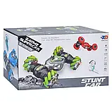 Зелена Машинка на радіокеруванні ( USB зарядка, змінює форму, світло, звук) 3688-G106A, фото 7