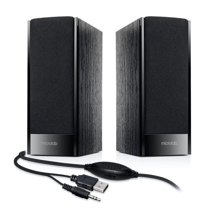 Акустична система B-56 2.0, USB, mini-jack, чорний Microlab