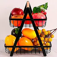Кошик для фруктів два яруси, 32х30х18см КоVegetable