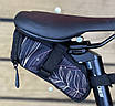 Cумка для велосипеда велосумка під сідло KLS TILT Flowers L, фото 5