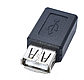 Роз'єм USB 2.0 AF – Mini USB 5P F (подвійне гніздо), фото 6