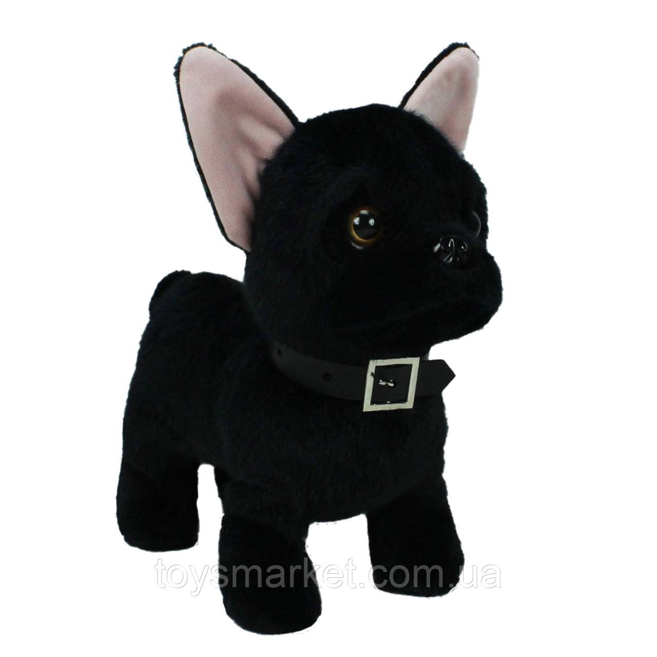 М’яка іграшка, собачка Бульдог, 25 см, фото 1