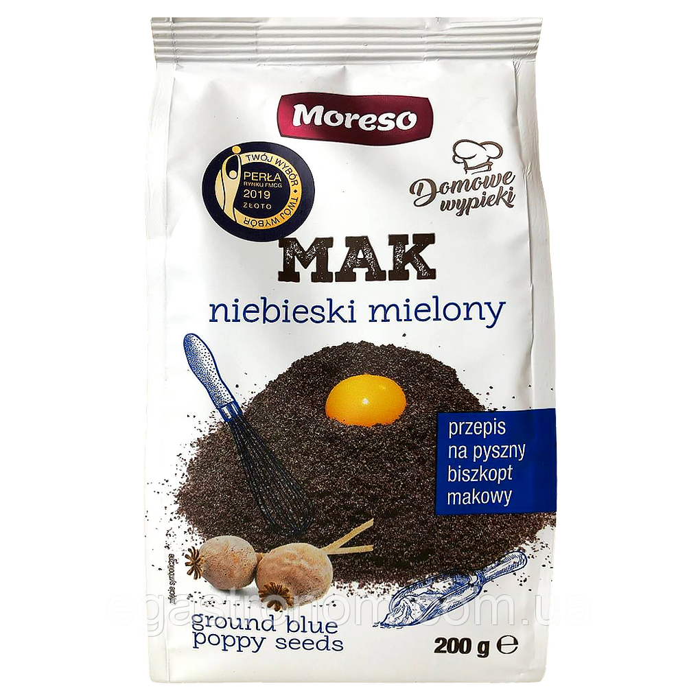 Мак мелений Мореко Moreco 200g 10шт/ящ (Код: 00-00017400)