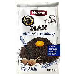Мак мелений Мореко Moreco 200g 10шт/ящ (Код: 00-00017400)