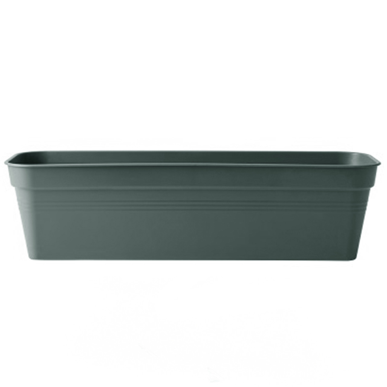 Вазон балконний Глорія 60х18 см 12 л граніт Алеана, фото 1