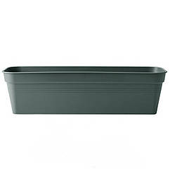 Вазон балконний Глорія 60х18 см 12 л граніт Алеана