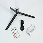 RGB-лампа з голосовим керуванням 103см + Пульт, від USB, 5v-2026 / Кольорова райдужна лампа / RGB світильник, фото 10