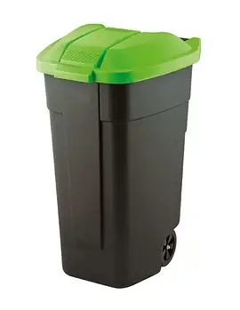 Місткий контейнер для сміття Refuse Bin O/W 110L чорний-зелений 214125