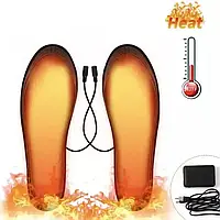 Устілки з підігрівом від USB електрогрілка термоустілки зимові морозостійкі захист від морозу Extra (працюють