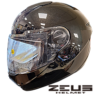 Мотошолом Zeus ZS-811 Чорний глянець