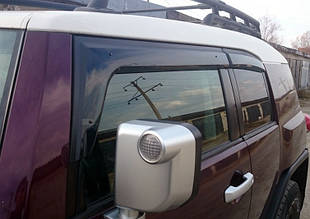Дефлектори вікон (вітровики) Toyota FJ Cruiser 2006-2022 (ATM)