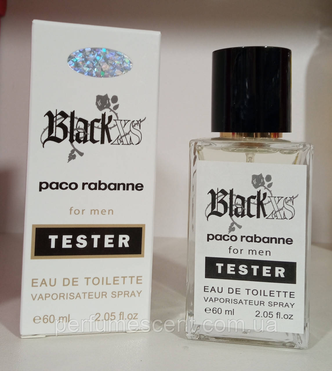 Чоловічий тестер Paco Rabanne Black XS 60 мл