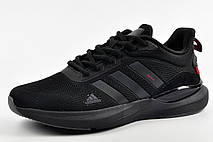 Кросівки чорні Adidas Feather чоловічі сітка, фото 5