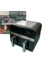 Аерогриль Rainberg RB-2290 4200 Вт 13 л, аерогриль на 2 контейнери, мультипічка, кухонна фритюрниця