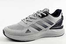 Кросівки сітка Adidas Feather чоловіче літо, фото 3