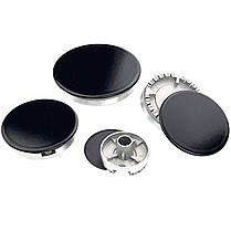 Універсальний комплект конфорок із кришками для газової плити (Nord, Greta, Hansa, Kaiser, Indesit, Gorenje), фото 4