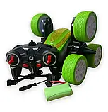 Машинка-перевертень на радіокеруванні Stunt car exciter Зелена, фото 4