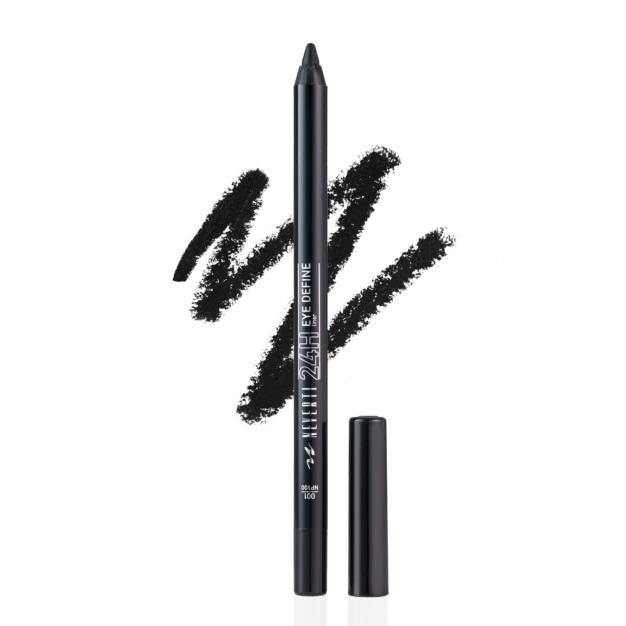 NP100 Олівець для очей 24H Eye Define NEVERTI №001, фото 1