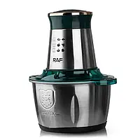 Комбайн кухонний блендер RAF Подрібнювач 1000Вт Срібний