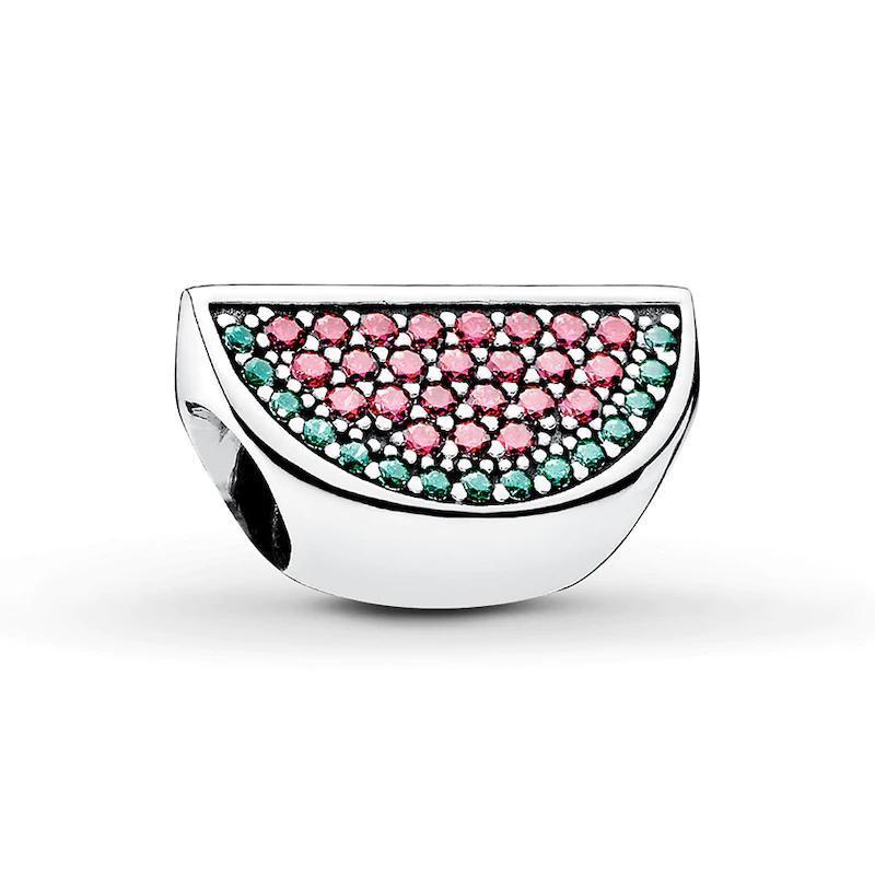 Срібна намистина Пандора  "Watermelon" 791901CZR