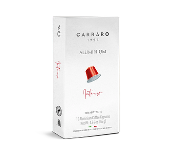 Кава в Капсулах Nespresso Carraro Aluminium Intenso 10 Шт