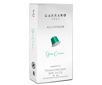 Кава в Капсулах Nespresso Carraro Aluminium Gran Crema 10 Шт