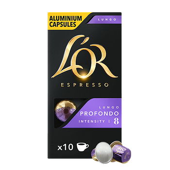 Кава мелена в капсулах Nespresso LOR Lungo Profondo 10 шт, 52 г