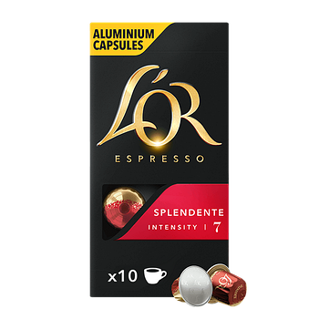 Кава мелена в капсулах Nespresso LOR Espresso Splendente 10 шт, 52 г