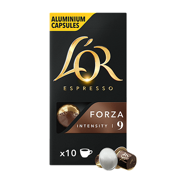 Кава мелена в капсулах Nespresso LOR Espresso Forza 10 шт, 52 г